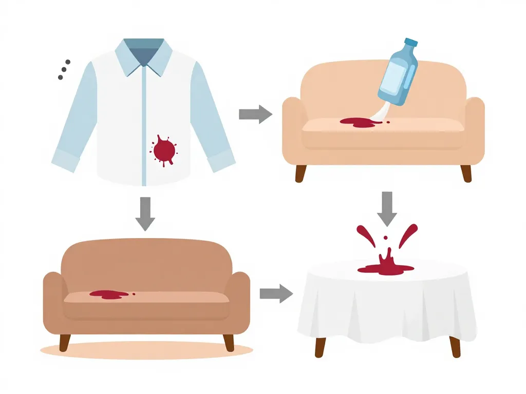 astuce de grand mere tache de vin rouge sur vetement canapé tapis nappe