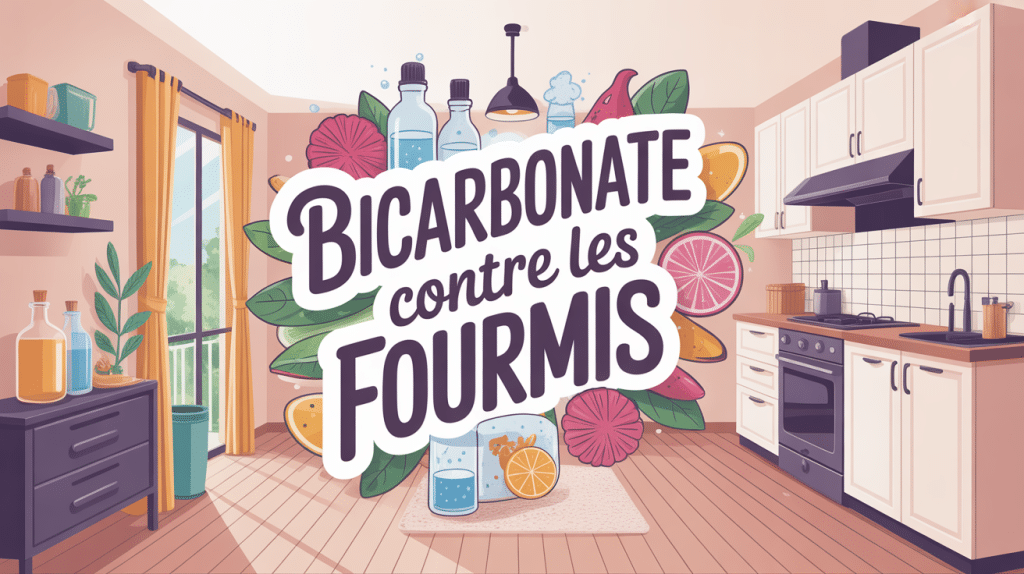 illustration centrale bicarbonate fourmis maison