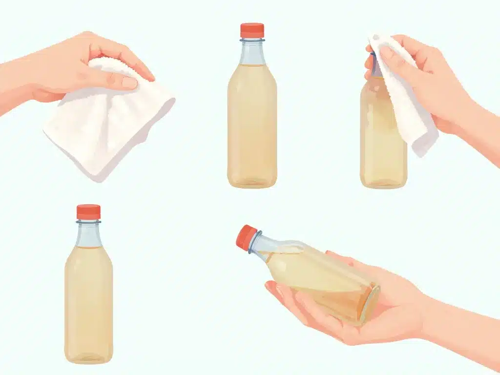 comment ouvrir une bouteille de vinaigre blanc gestes simples sécurisés