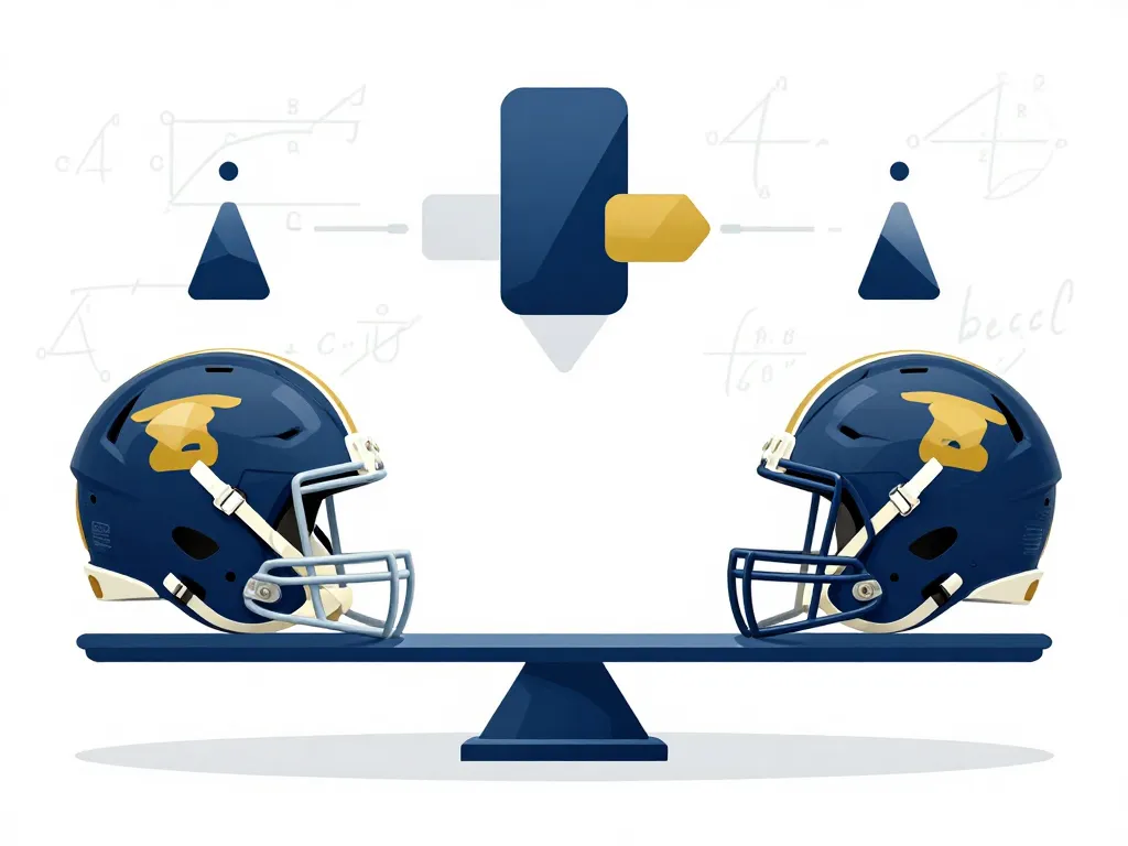 Diagramme la case d elo comparaison équipes football américain