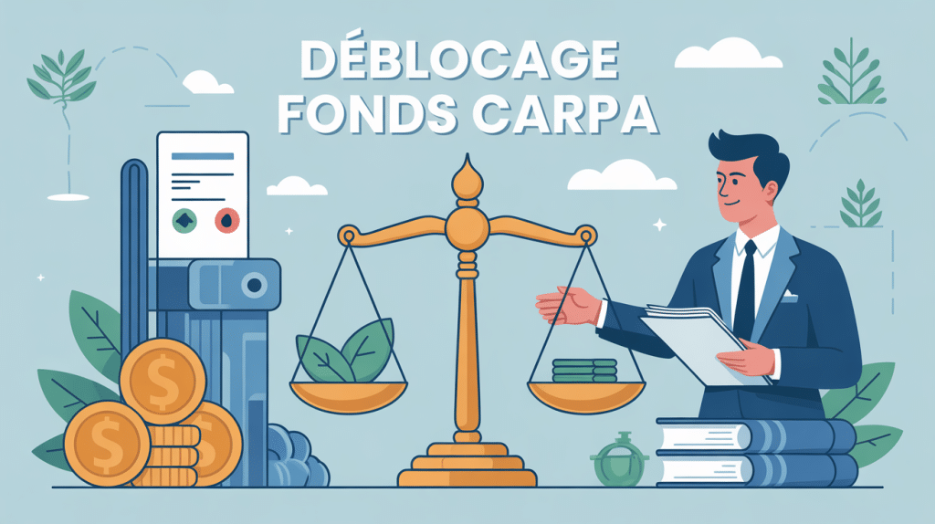 illustration professionnelle déblocage fonds CARPA