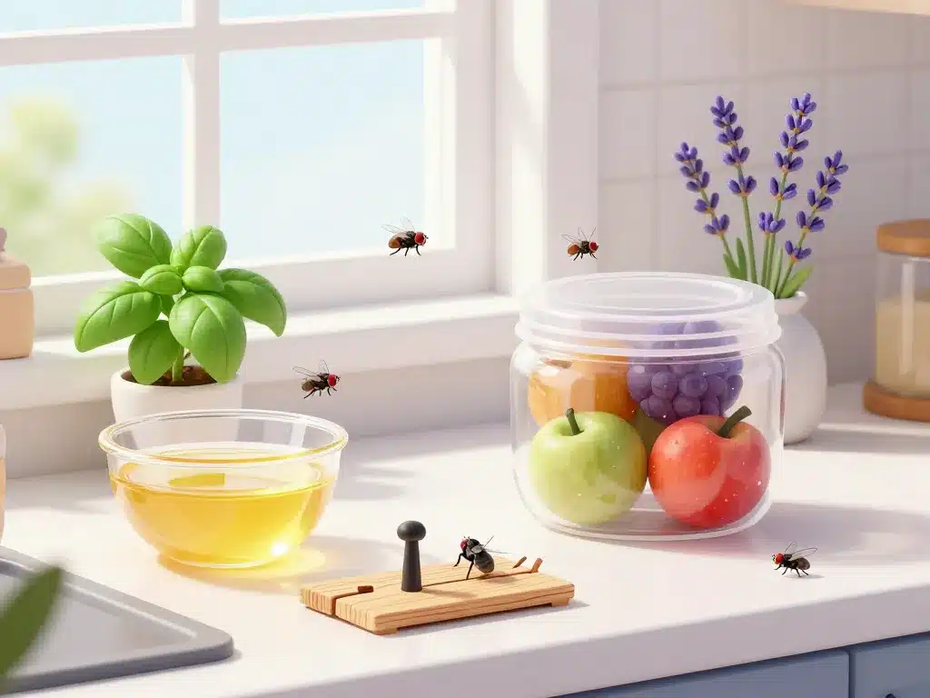 pièges maison et plantes pour mouche à la maison