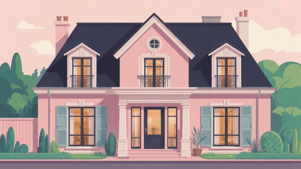 Façade moderne avec fenêtres et portes Pasquet Menuiseries