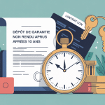 Illustration dépôt de garantie non rendu, récupérer sa caution après 10 ans location