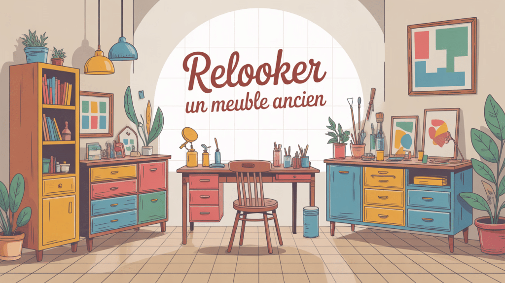 Relooker un meuble ancien atelier lumineux déco DIY