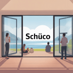 Menuiseries Schüco aluminium et PVC lumière naturelle