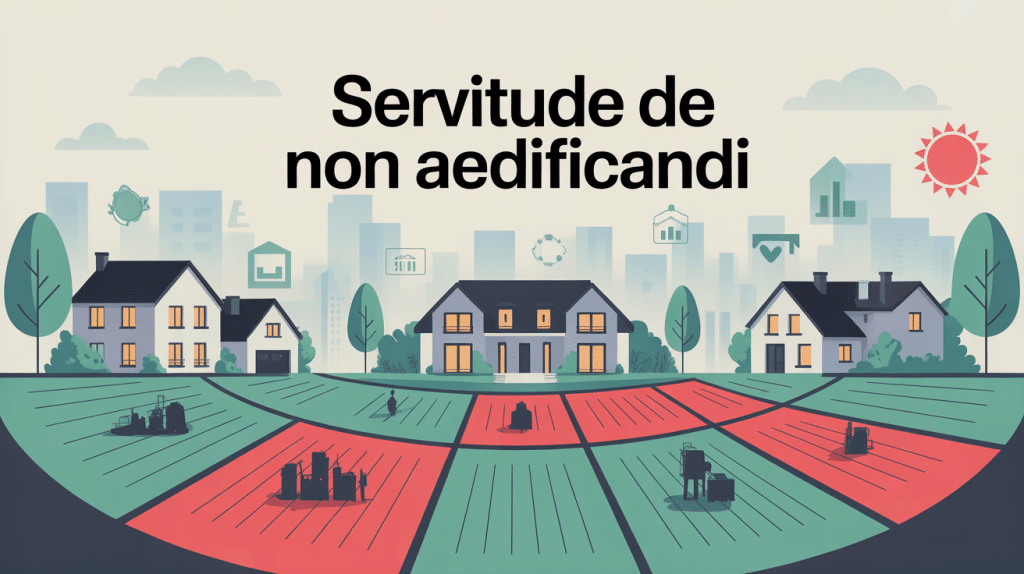 Illustration servitude de non aedificandi réglementation immobilière