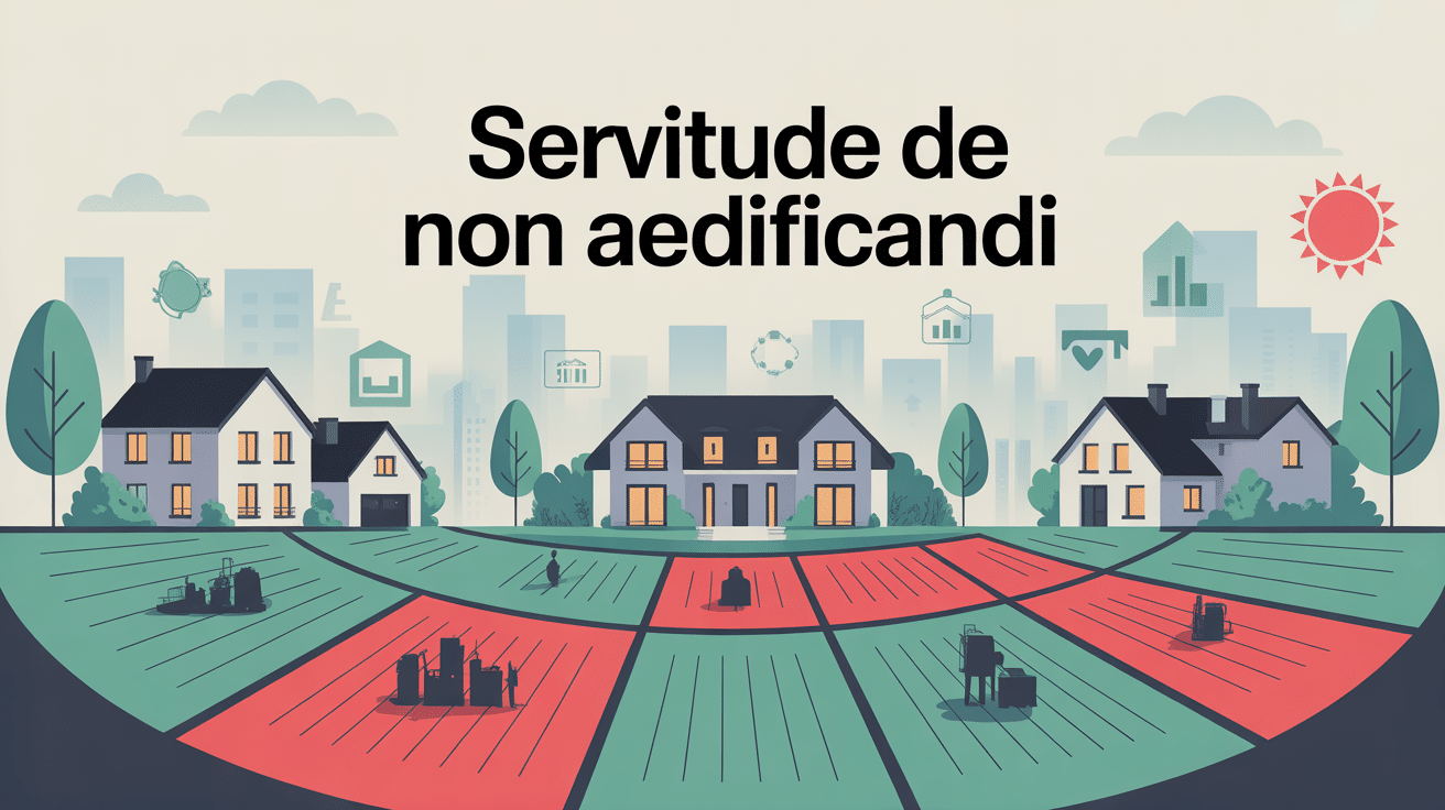 Illustration servitude de non aedificandi réglementation immobilière