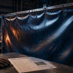 toile de chaleur épaisse en atelier industriel