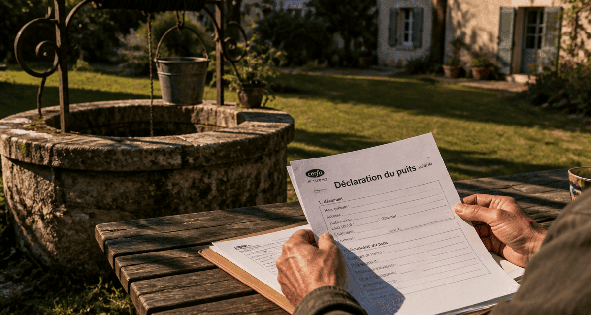 achat maison avec puit non déclaré dossier Cerfa