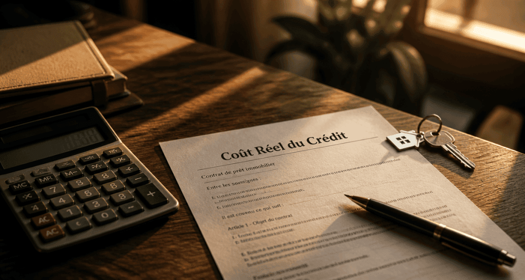 combien coute un credit immobilier calcul et contrat