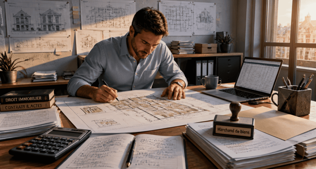 devenir marchand de biens analyse de plans