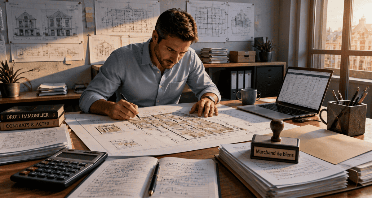 devenir marchand de biens analyse de plans