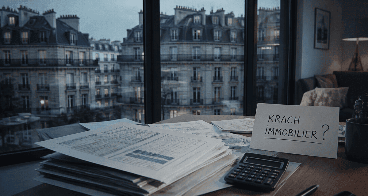 krach immobilier appartement paris dossiers bancaires