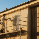 solutions rénover ou embellir façade échafaudage enduit bardage bois