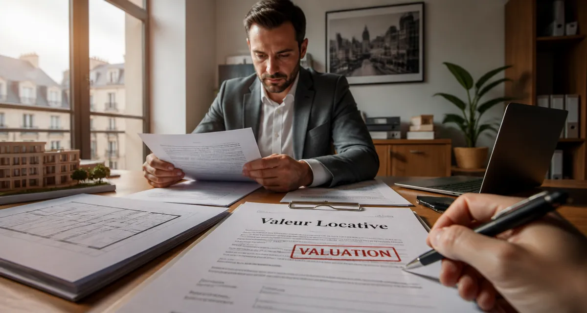 attestation de valeur locative sur bureau professionnel