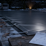 Bâche hivernage piscine sur mesure, protection totale d’hiver