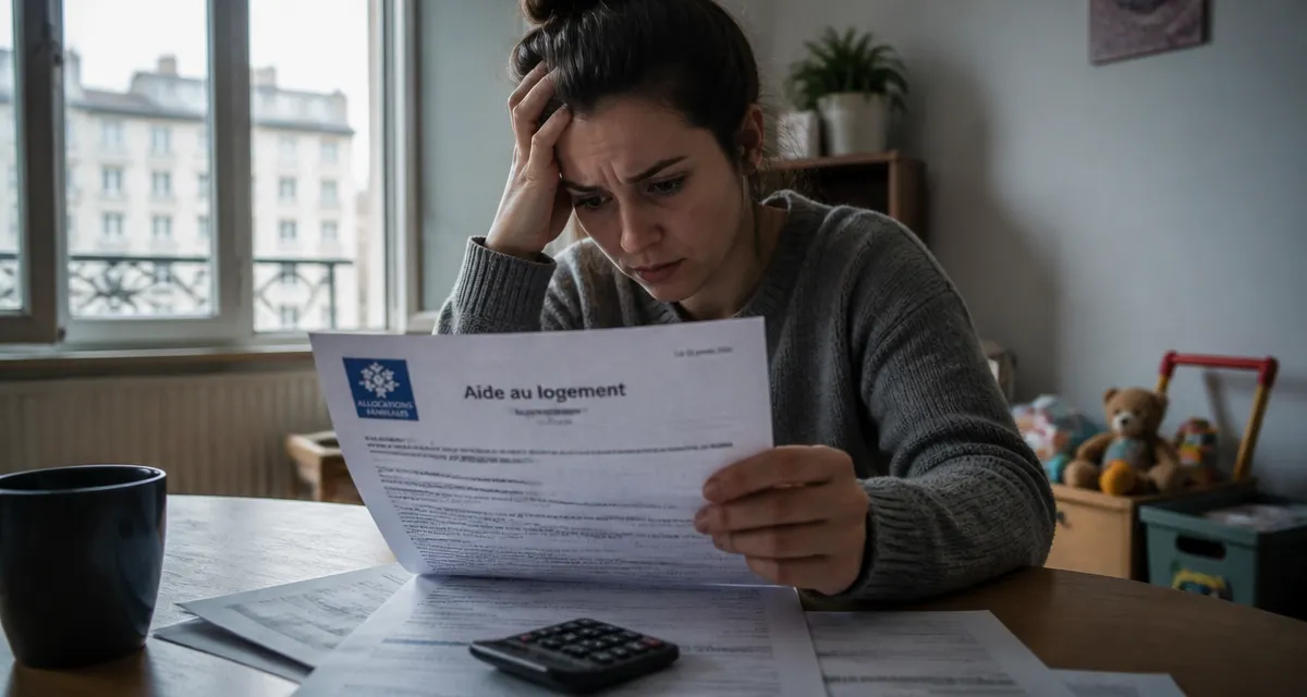 baisse des apls mère reçoit lettre caf