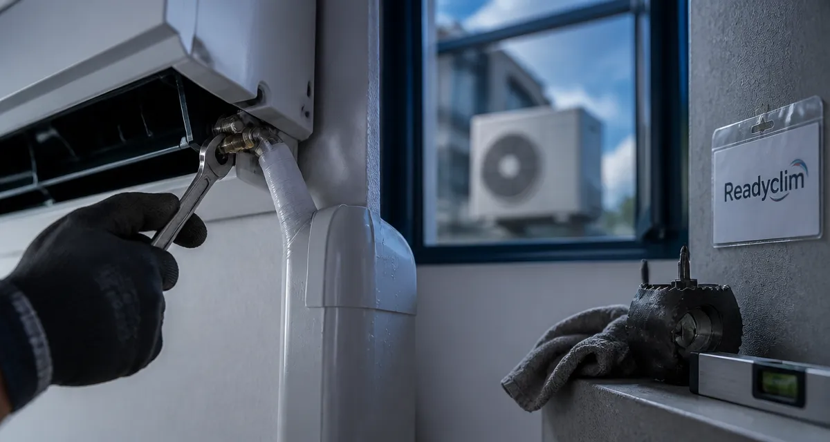 Climatiseur Airton avis Readyclim : raccordement unité intérieure