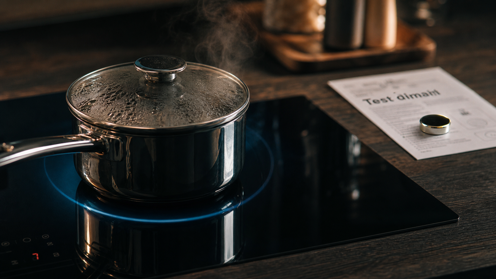 Fonctionnement plaque induction et champ magnétique sur casserole compatible