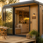 ikea tiny house moderne sur roues avec terrasse bois