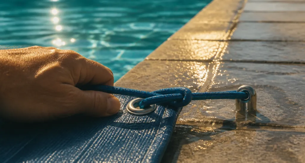 sandow pour bache piscine 9mm boucle fixation