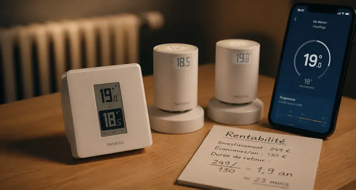 Thermostat Netatmo : thermostat netatmo prix et économies réelles