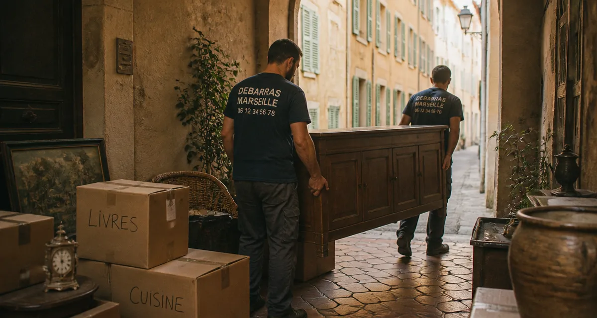 Vide maison Marseille débarras meubles anciens