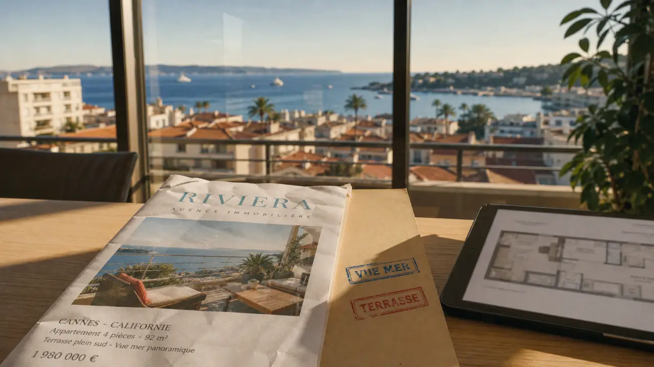 Achat appartement Cannes avec vue mer et quartiers