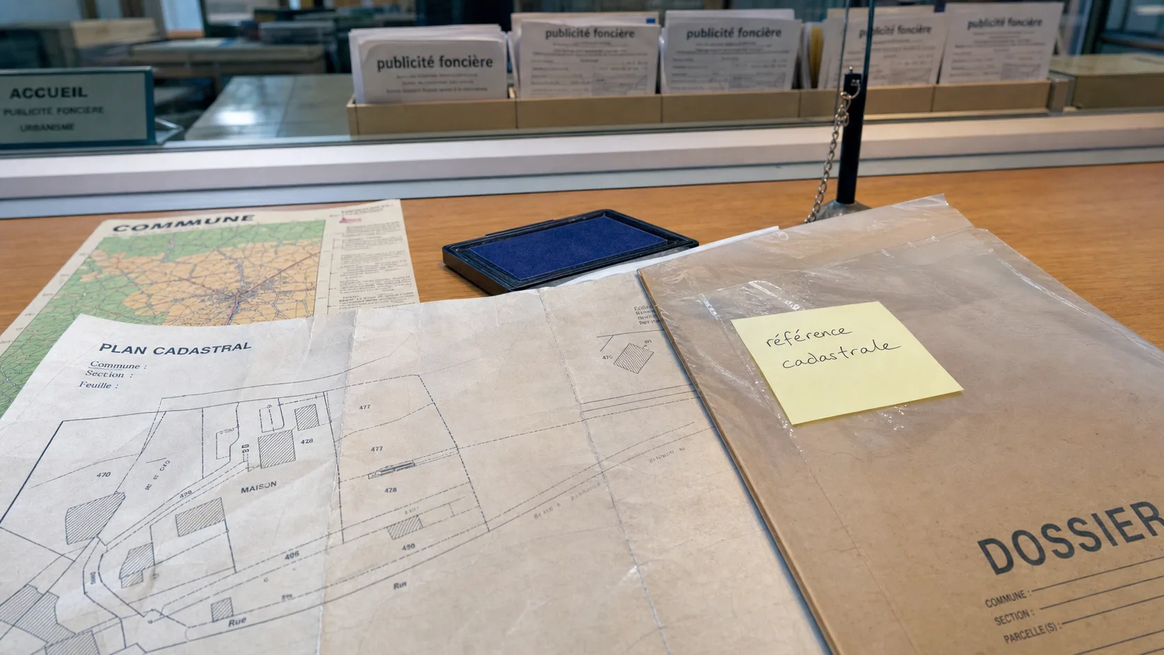 Comment connaître le propriétaire d'une maison : plan cadastral en mairie