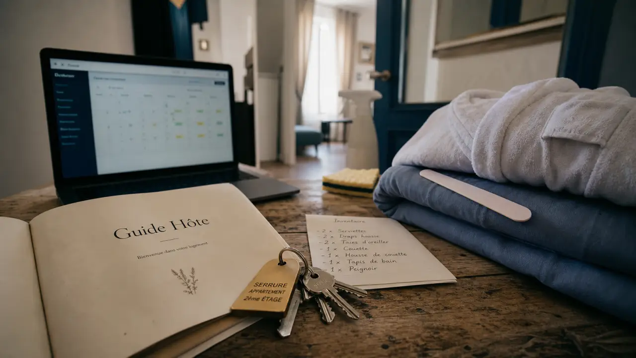 Devenir hote airbnb : guide hôte, calendrier de réservation et clés