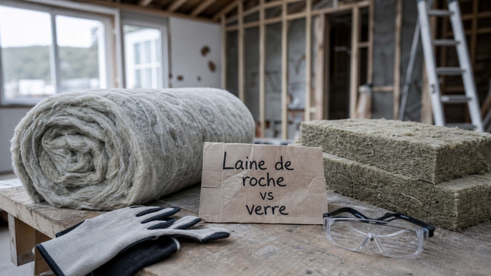 Différence entre laine de verre et laine de roche : isolation chaleur bruit feu