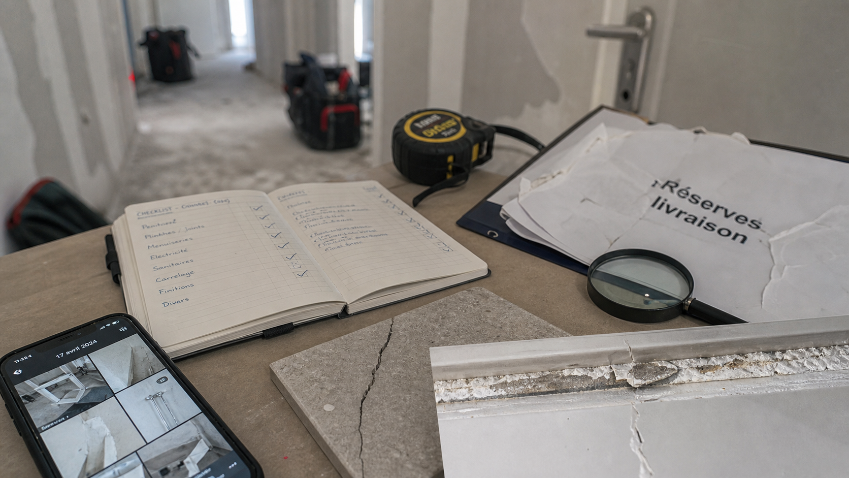 Les nouveaux constructeurs malfaçons : inspection, joint silicone abîmé et réserves livraison
