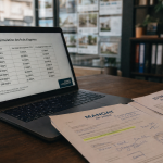 Meilleure agence immobilière en ligne, simulation frais d’agence forfait fixe sur ordinateur