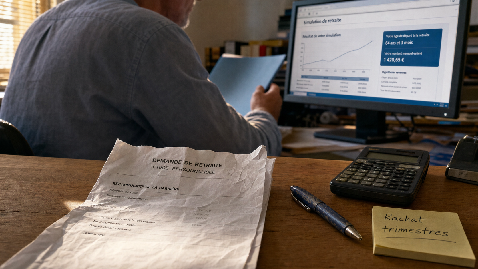 Prix de rachat de trimestre retraite : calcul du taux et durée d’assurance 2026