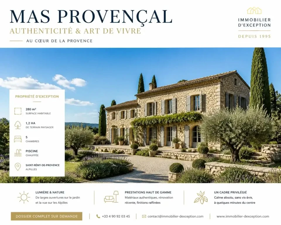 Achat d'un mas dans le Var : propriété de prestige avec jardin paysager