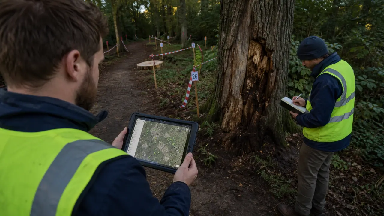 Gestion patrimoine arboré : technicien inventaire et repérage des risques