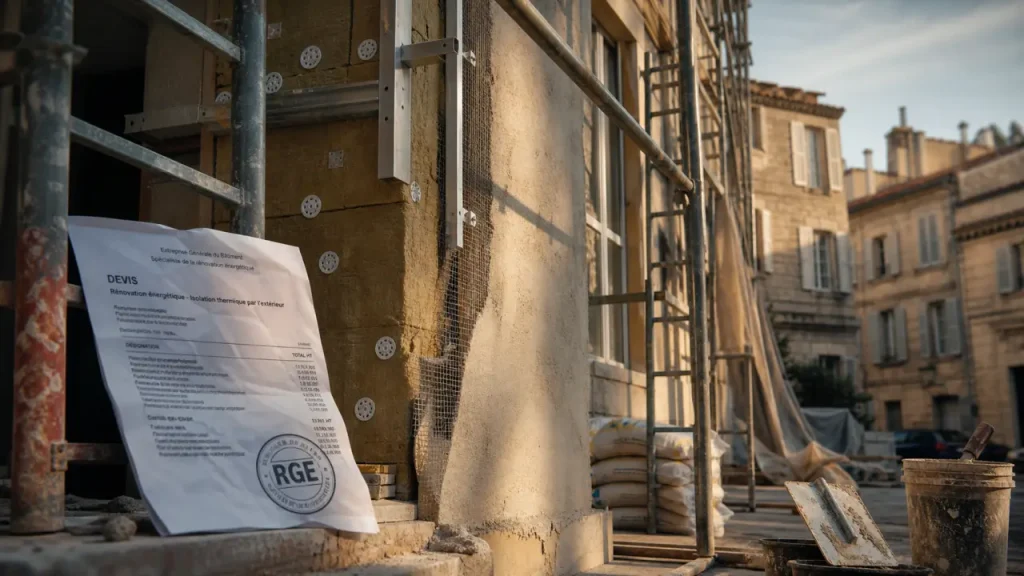 Isolation thermique à Avignon : ITE, ITI, aides RGE et façade rénovée