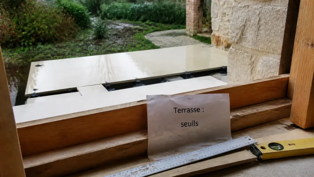 Terrasse : seuils de surface, permis de construire