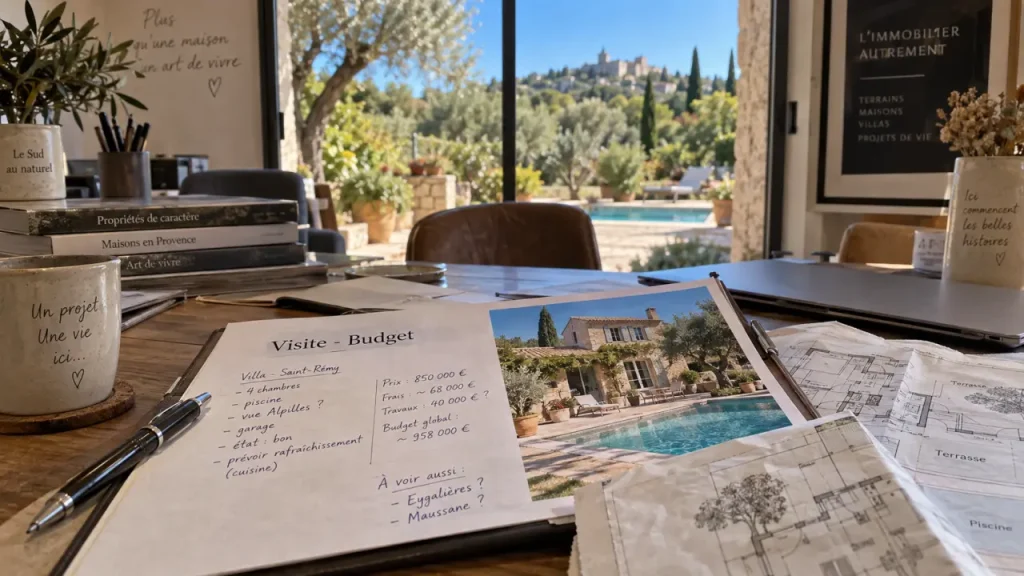 Achat de maison dans le sud de la france : dossier immobilier à l’agence
