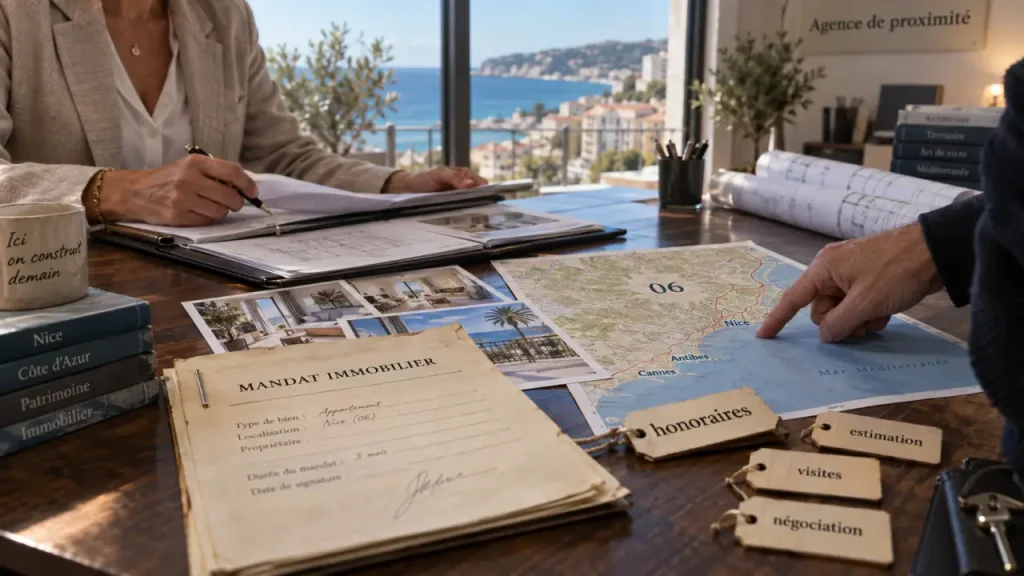 Agence immobilière alpes maritimes : agent et dossier de mandat, Vérifications avant de signer