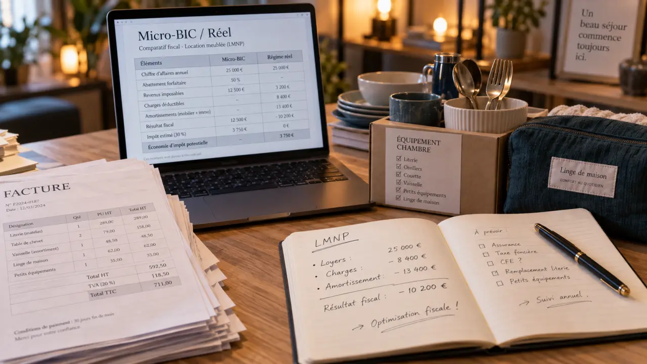 Dispositif lmnp : micro-BIC et amortissements pour location et revente