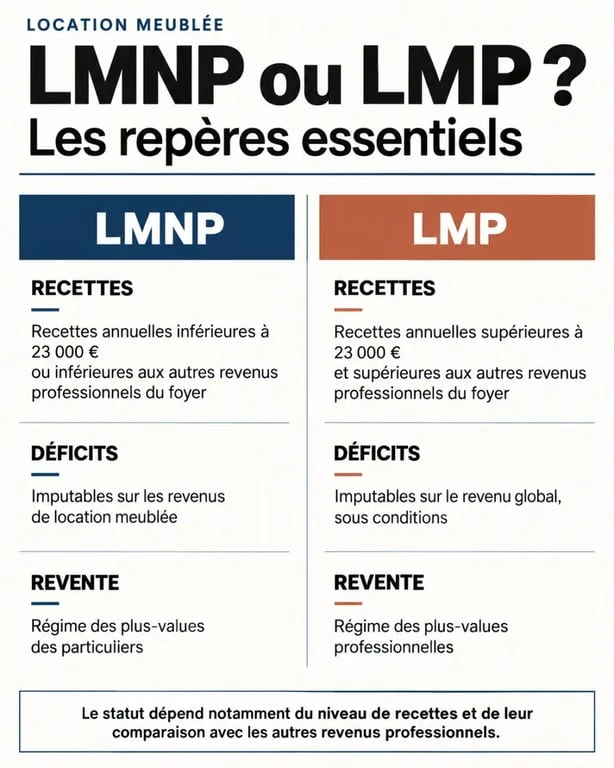 Dispositif LMNP et comparaison des critères LMNP et LMP