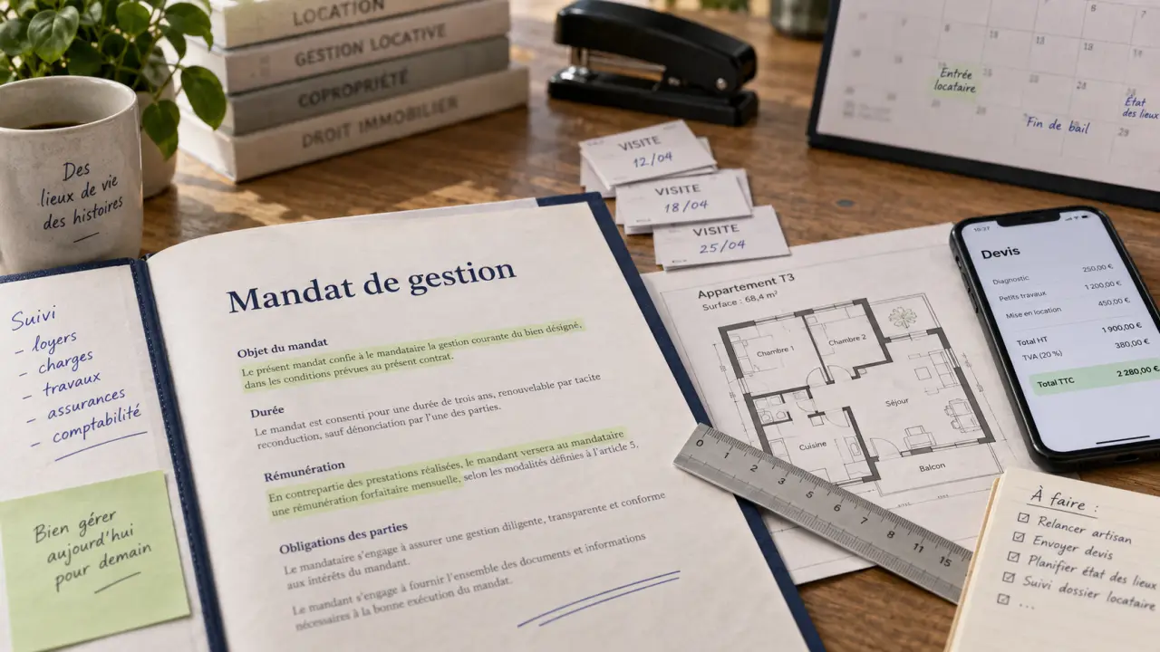 Frais de gestion d une location : mandat de gestion et devis