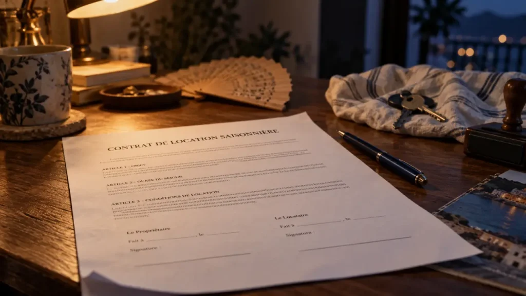 Contrat de location saisonnière gratuit à imprimer : les mentions à vérifier avant signature