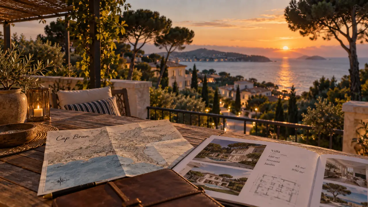 Immobilier Cap Brun : vue mer sur appartements et villas à Toulon Est