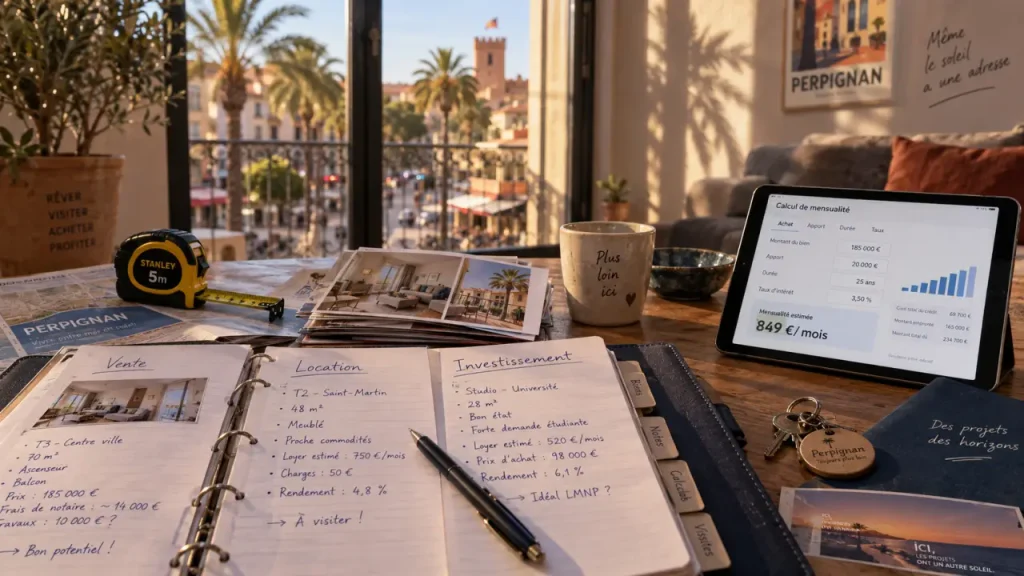 Immobilier Perpignan et alentours : dossier visites, budget et secteurs